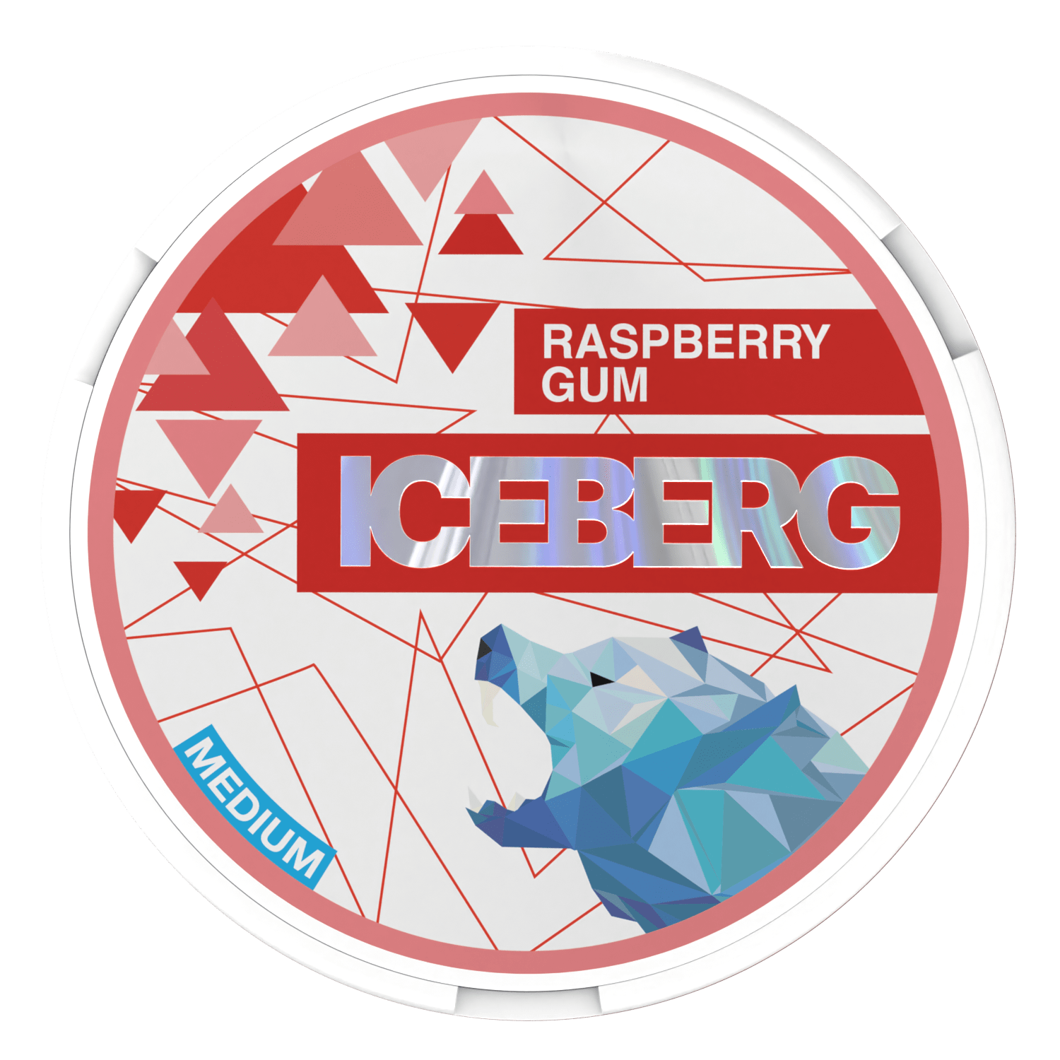 Iceberg Medium Raspberry Gum Iceberg Medium Raspberry Gum